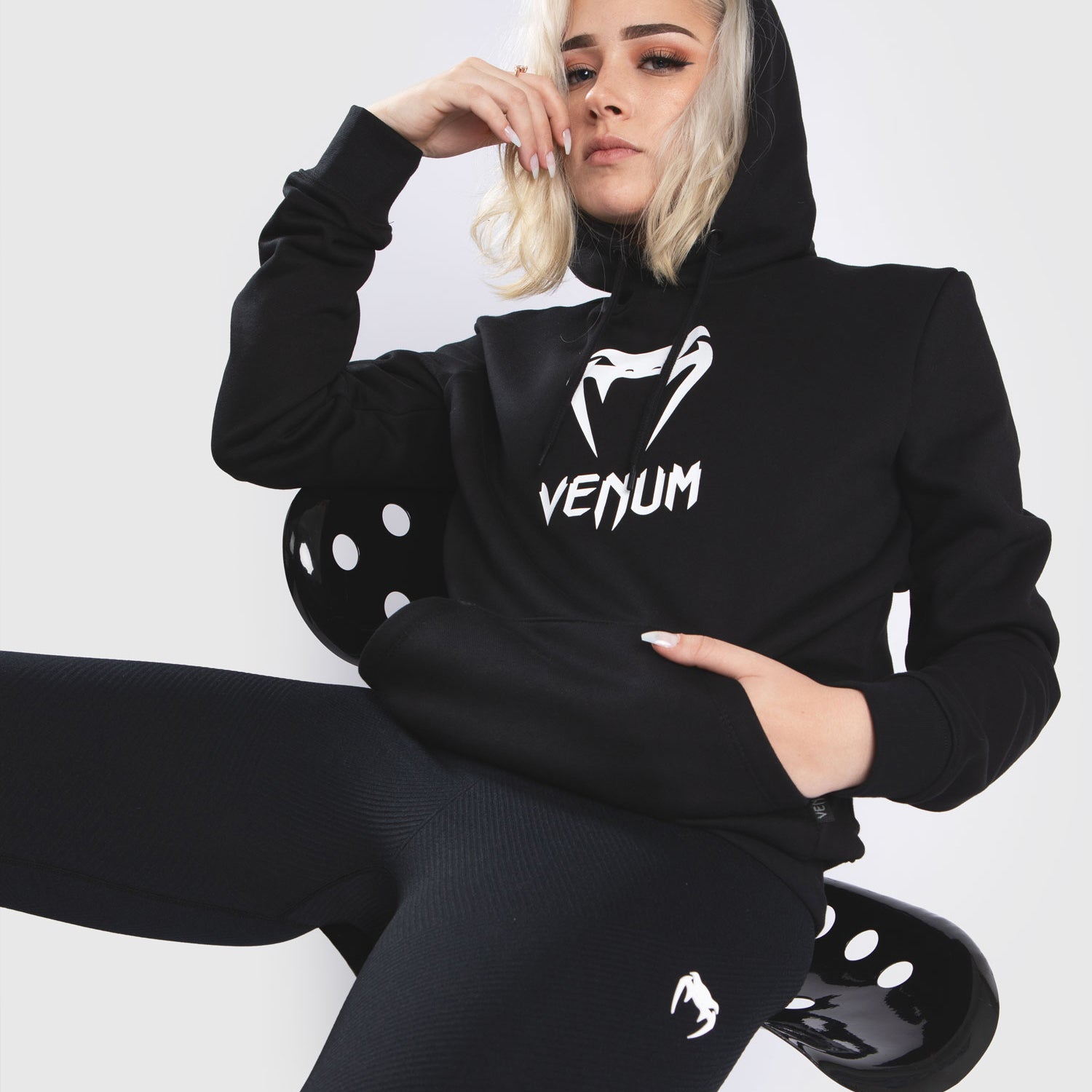 Venum Classic Hoodie - For Women - Black - Venum
