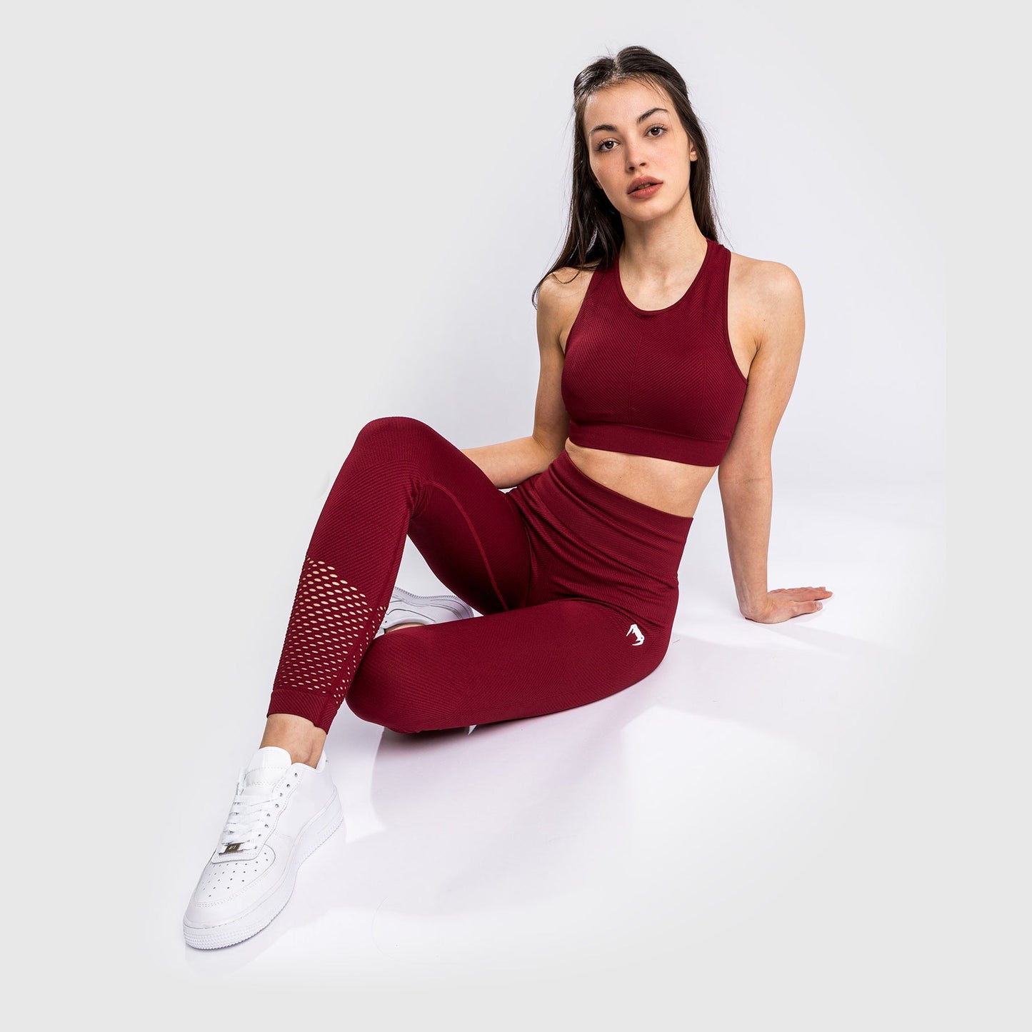 Venum Sparring Seamless Sports Bra - For Women - Burgundy