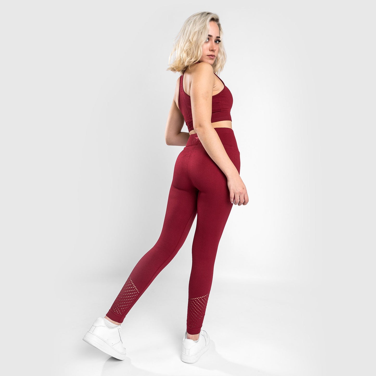 Venum Sparring Seamless 7/8 Leggings - For Women - Burgundy