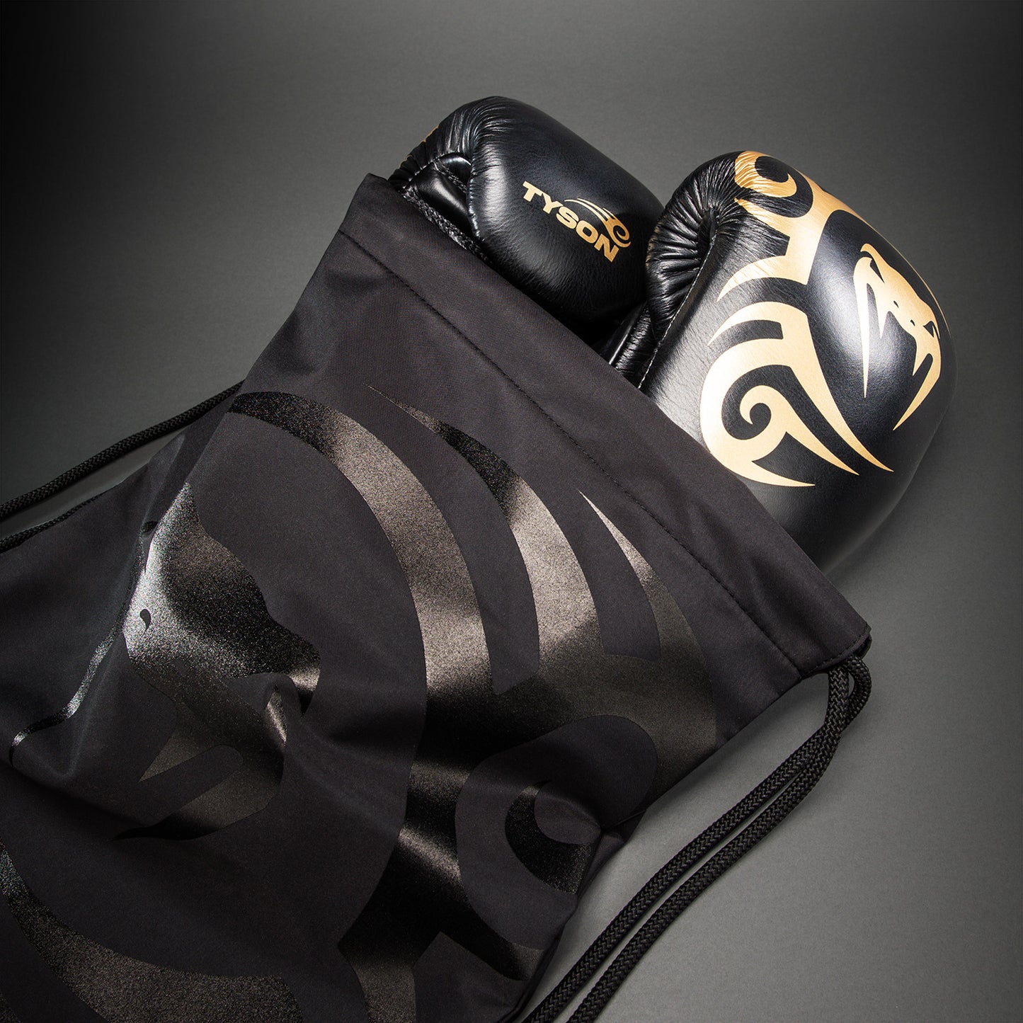 Venum Giant 2.0 Mike Tyson Pro Boxing Gloves with Laces - Black/Gold