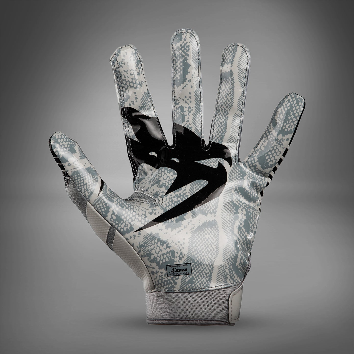 Venum Elite Personalized Football Gloves - Silver/Black  product-type_Football Gloves Venum