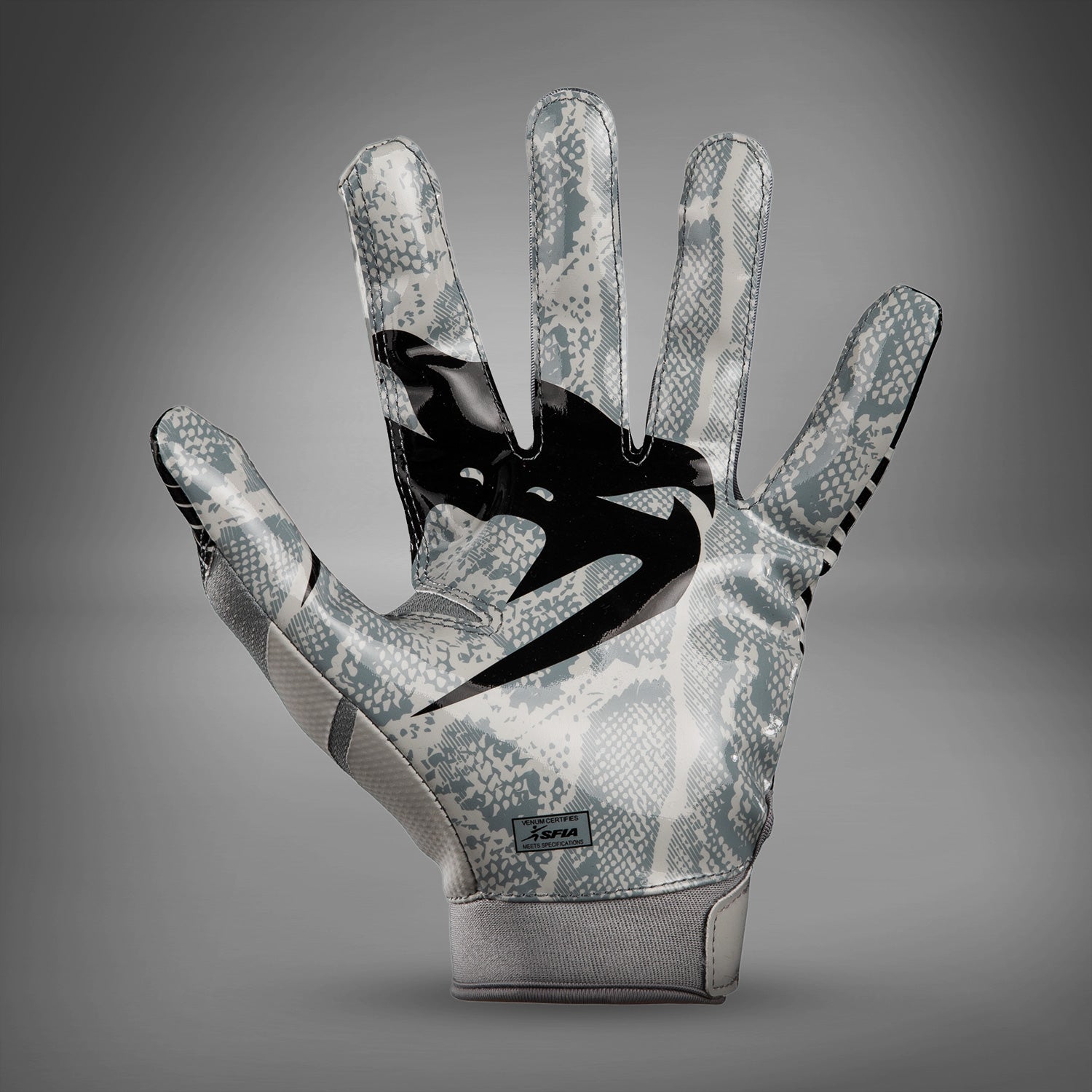 Venum Elite Personalized Football Gloves - Silver/Black  product-type_Football Gloves Venum