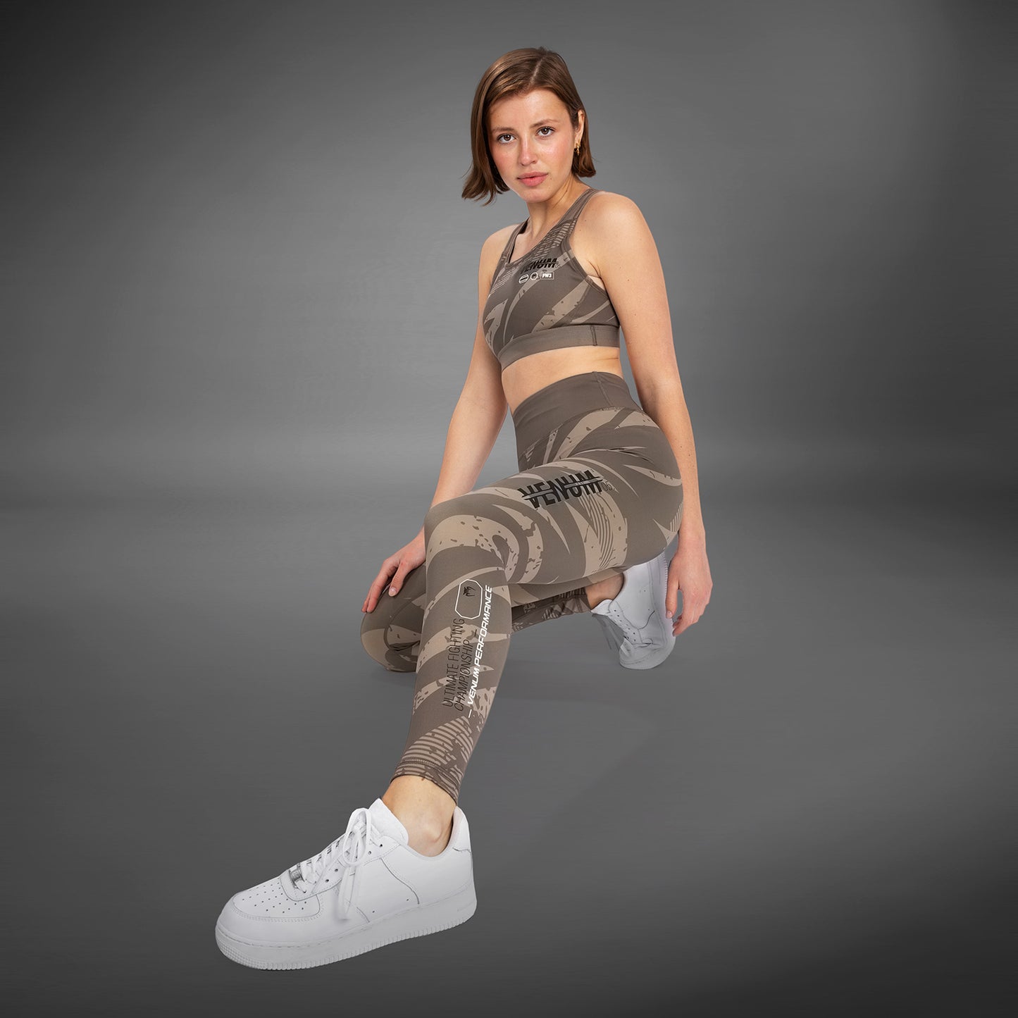 UFC Adrenaline by Venum Fight Week Women’s Performance Tight - Desert Camo