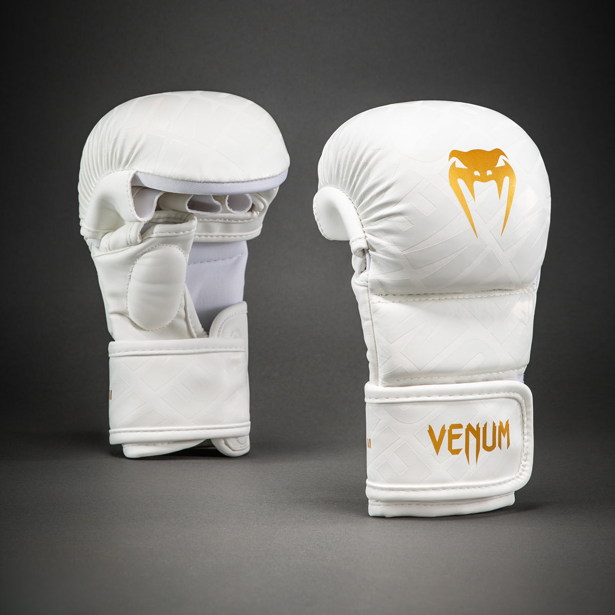 Venum Contender 1.5 XT 3D Sparring Gloves - White/Gold  product-type_MMA Gloves Venum