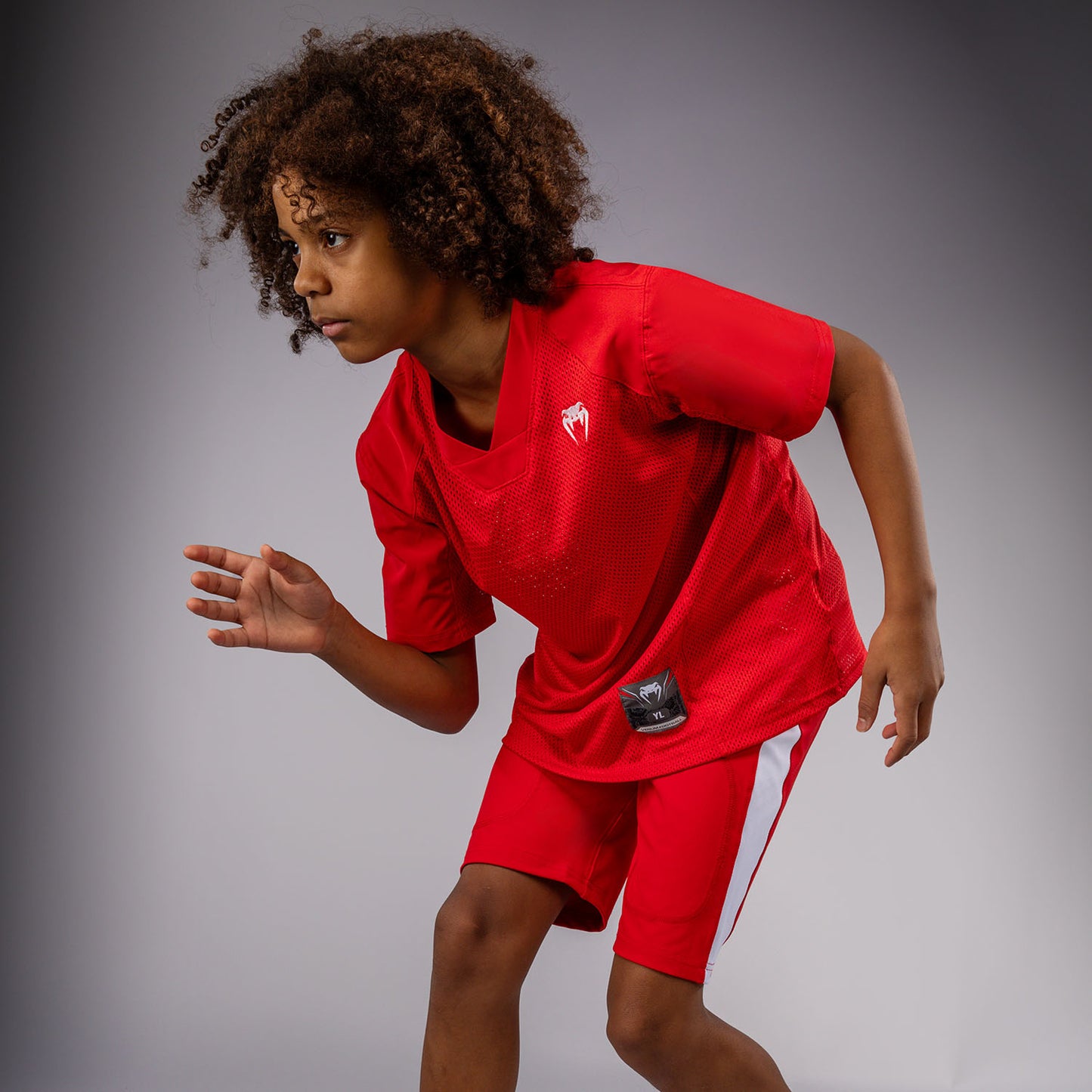Venum Elite Kids Football Short Sleeve Jersey - Red