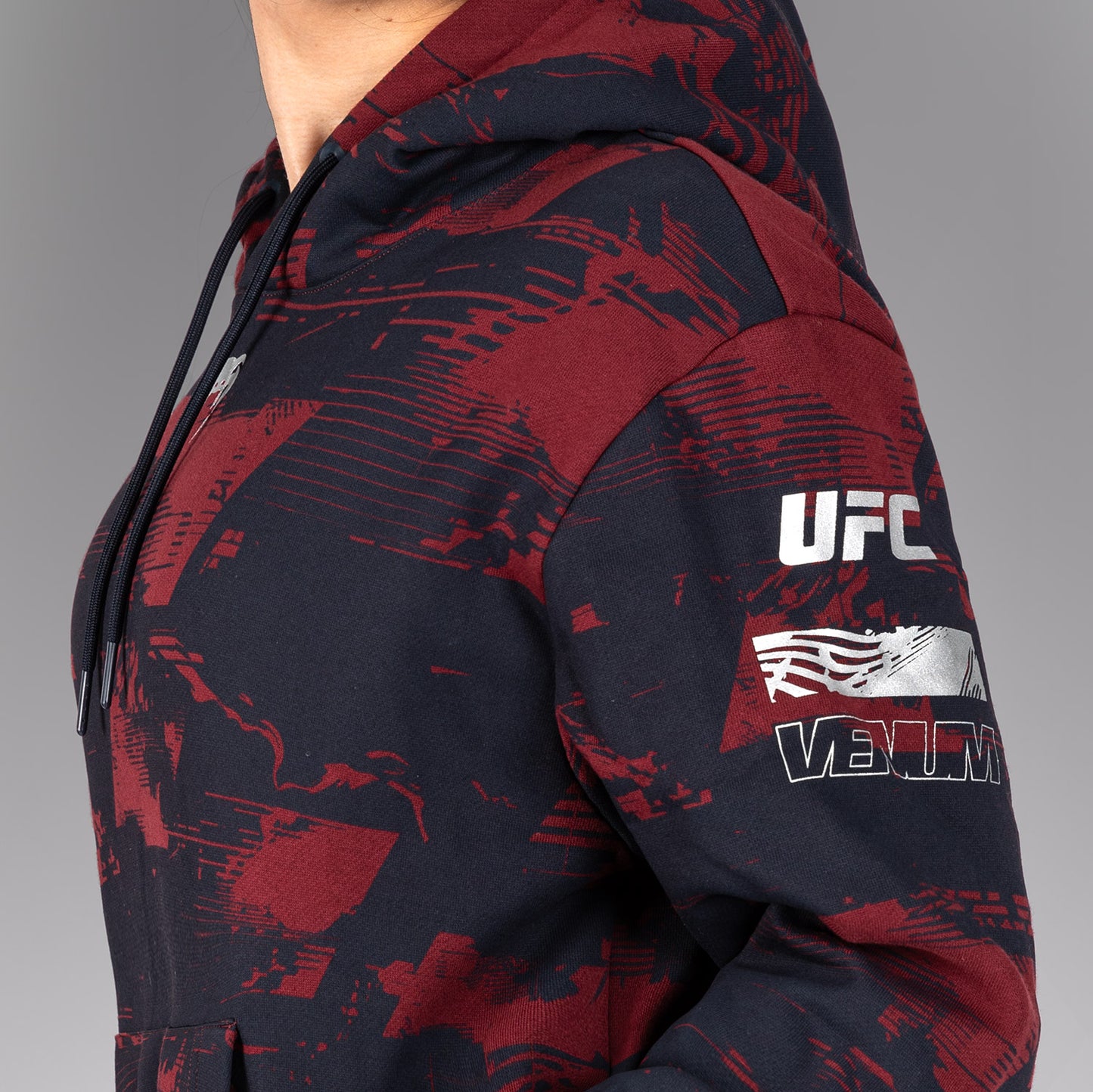 Women's UFC Zenith by Venum Burgundy Authentic Fight Week Pullover Hoodie