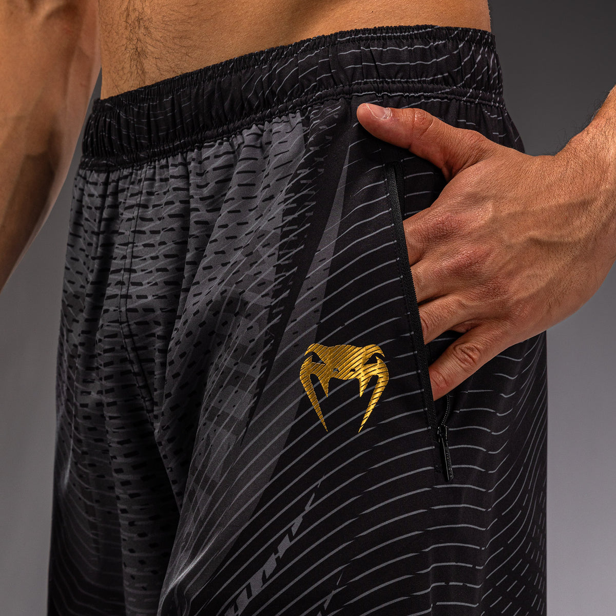 Venum Galactic 3.0 Training Shorts - Black/Gold  product-type_Training shorts Venum