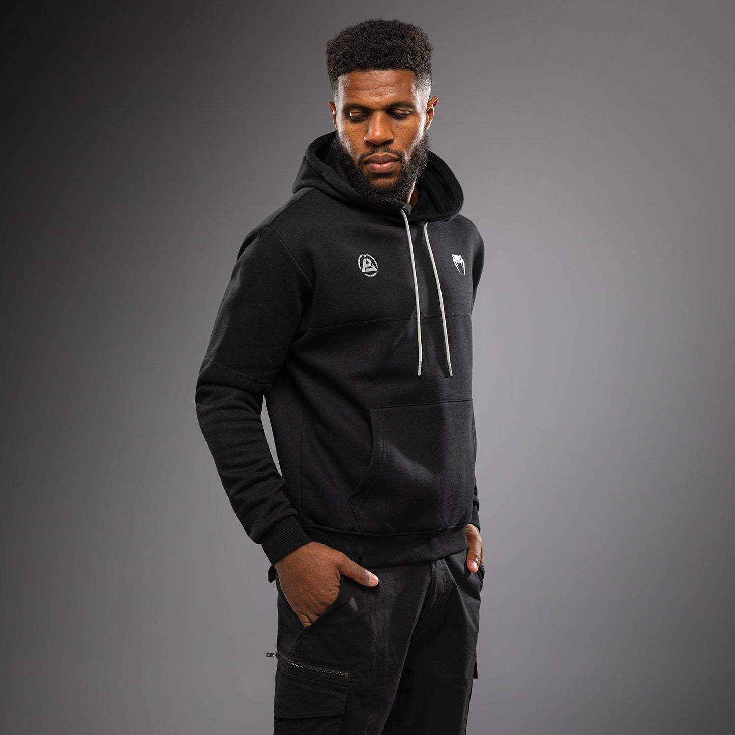 Venum x Polaris Hoodie - Black/Storm Grey