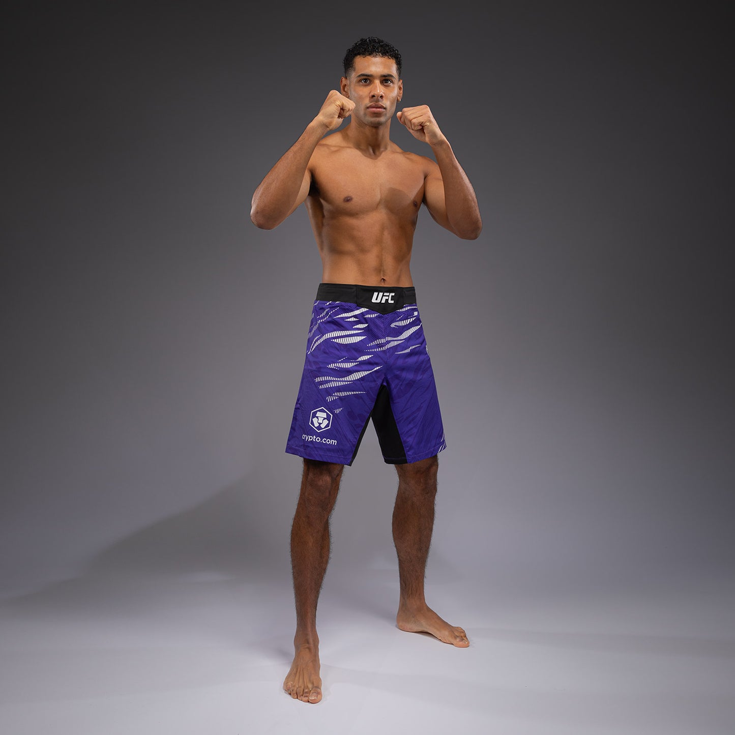 UFC Fusion by Venum Authentic Fight Night Men’s Fight Short - Long Fit- Purple