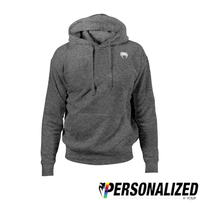 Venum Lineup Personalized Pullover Hoodie Heather Grey/White  product-type_Sweatshirts Venum