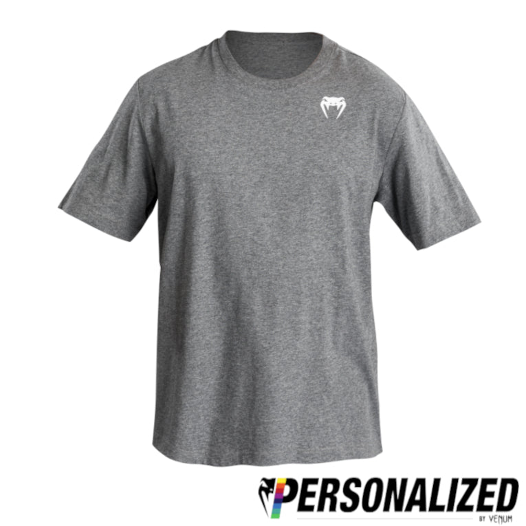 Venum Lineup Youth Personalized Short Sleeve T-Shirt - Heather Grey/White  product-type_T-Shirts Venum
