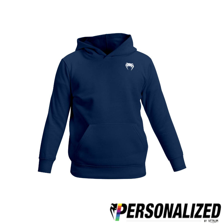 Venum Lineup Youth Personalized Hoodie - Navy Blue/White  product-type_Sweatshirts Venum