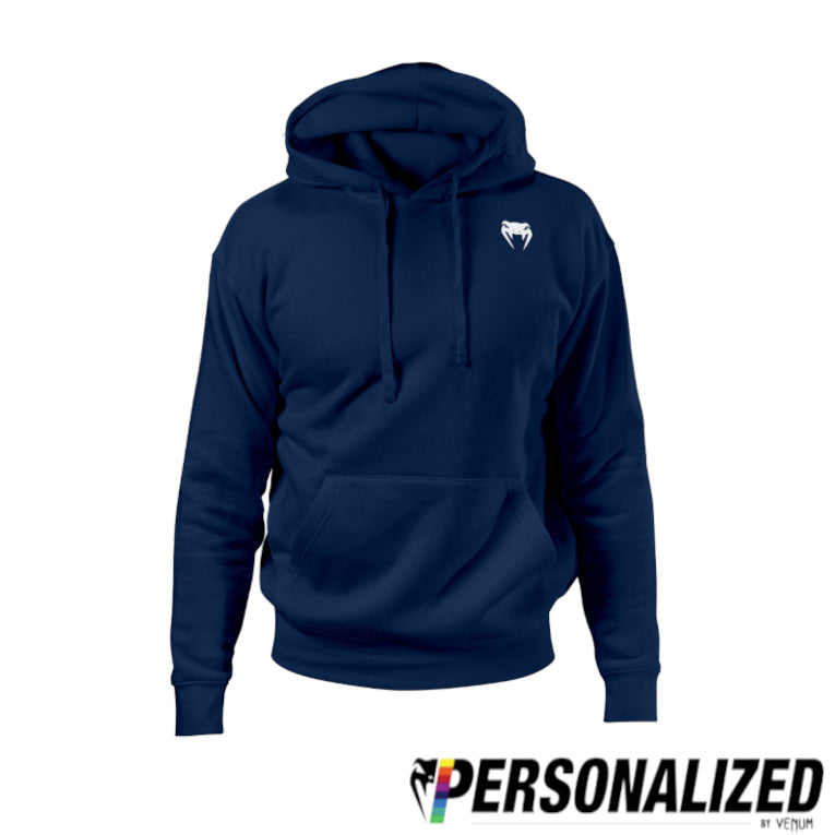Venum Lineup Personalized Pullover Hoodie Navy Blue/White  product-type_Sweatshirts Venum