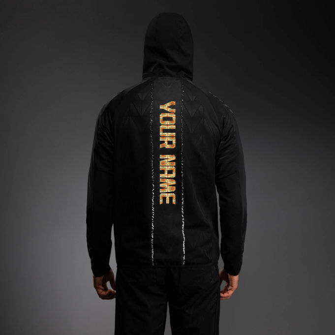 Men’s UFC Zenith by Venum Black Authentic Noche UFC Fight Night Walkout Hoodie - Personalized