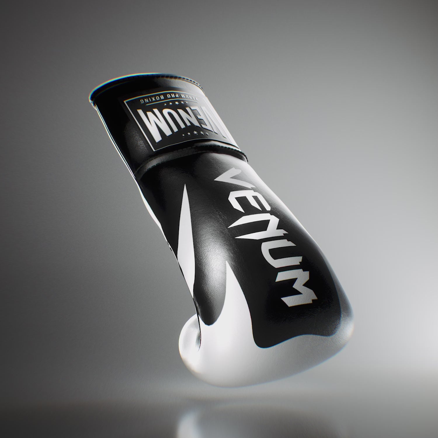 Gants de boxe pro Venum Hammer Velcro - Noir/Blanc - product-type_Gants de boxe