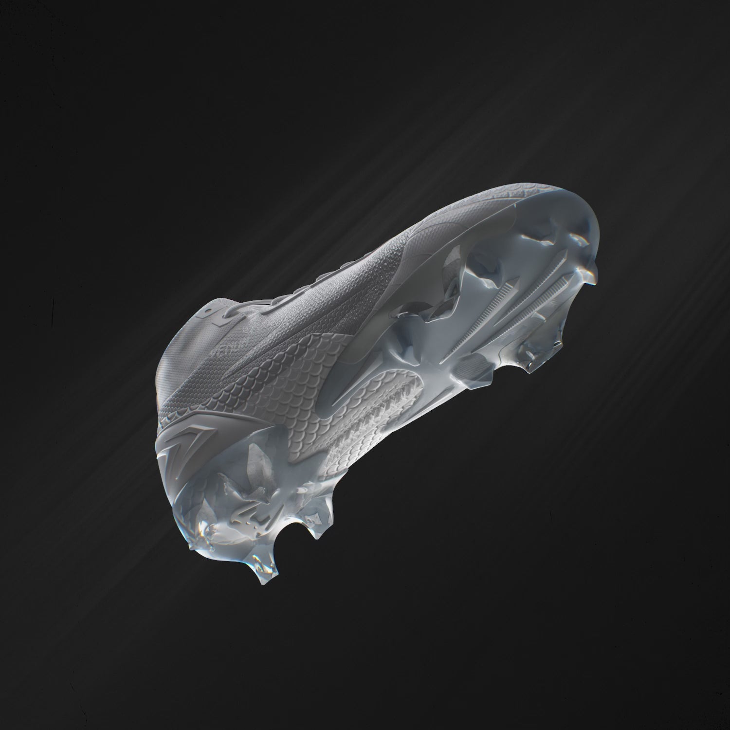 silver football cleats