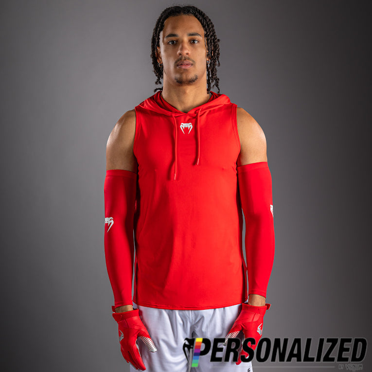 Venum Elite Personalized Sleeveless Dry-Tech Hoodie - Red  product-type_Sweatshirts Venum
