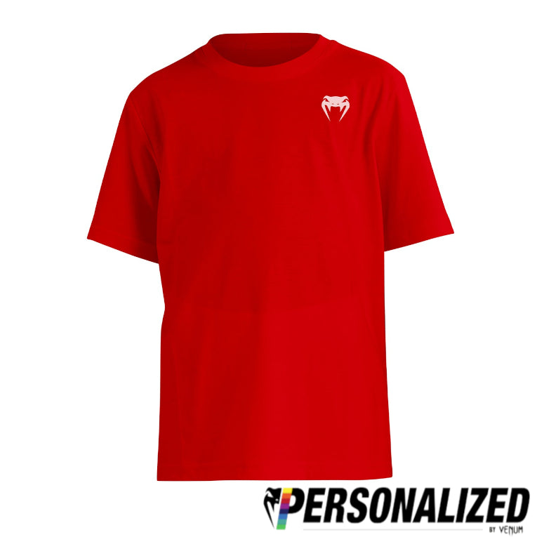 Venum Lineup Youth Personalized Short Sleeve T-Shirt - Red/White  product-type_T-Shirts Venum