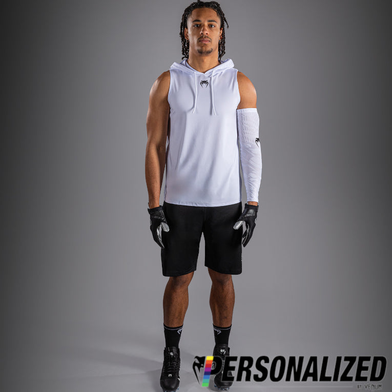 Venum Elite Personalized Sleeveless Dry-Tech Hoodie - White  product-type_Sweatshirts Venum