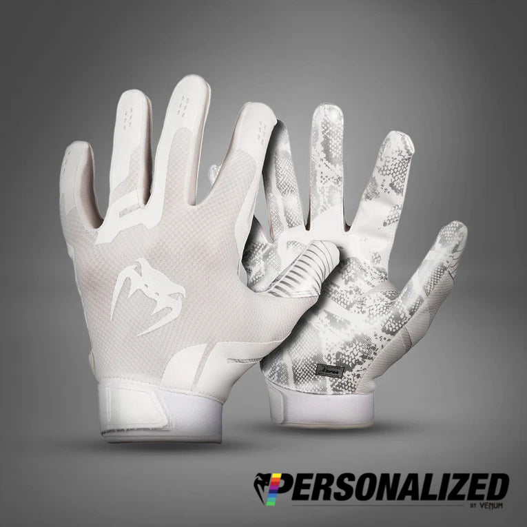 Venum Elite Personalized Football Gloves - White/White  product-type_Football Gloves Venum