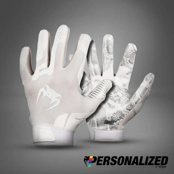 Venum Elite Personalized Football Gloves - White/White - Venum