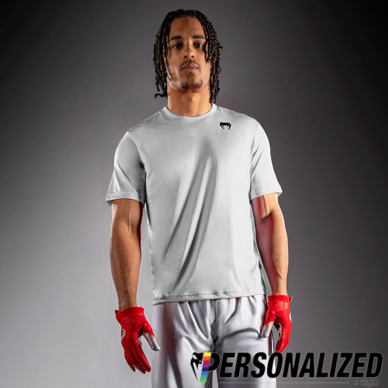 Venum Lineup Personalized Performance Short Sleeve T-Shirt - White/Black  product-type_Dry Tech T-Shirts Venum