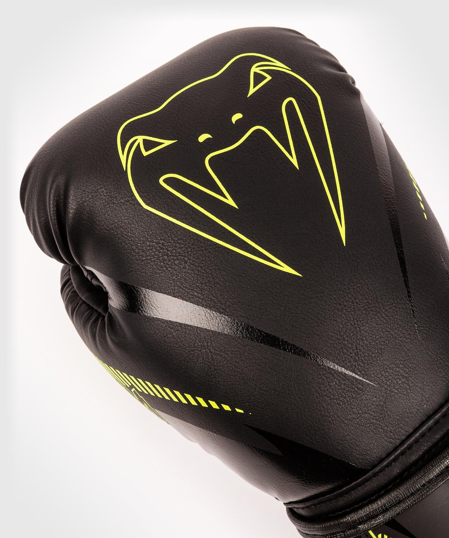 Venum Impact Boxing Gloves - Black/Neo Yellow