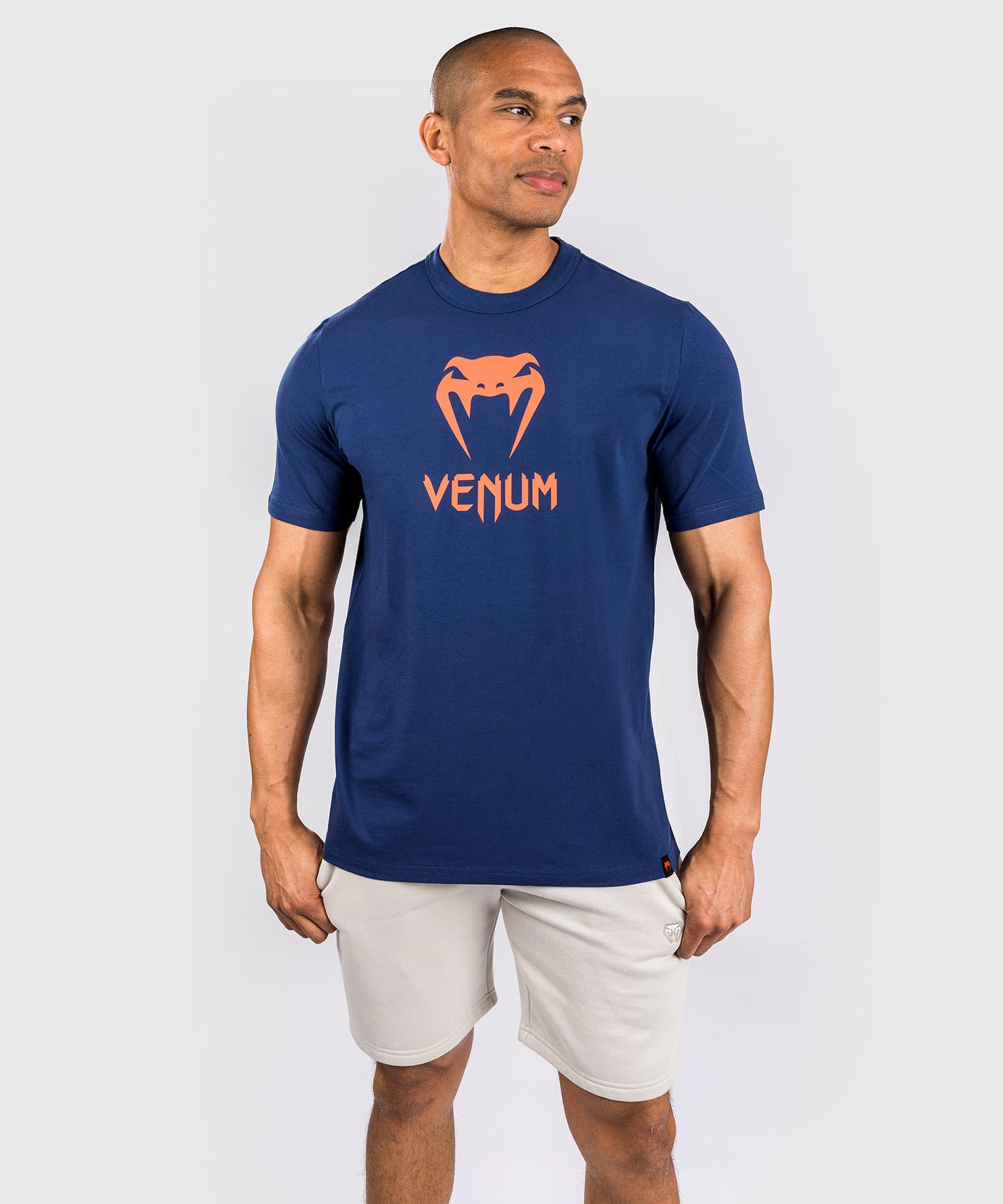 Navy blue and orange t shirt clearance