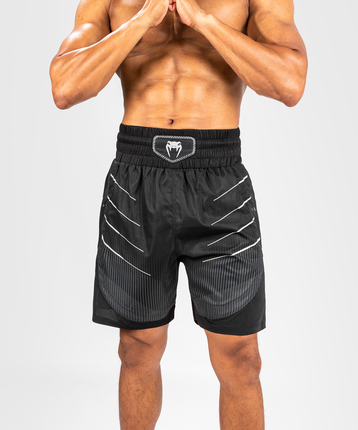 Venum Biomecha Boxing Shorts Black Grey Venum