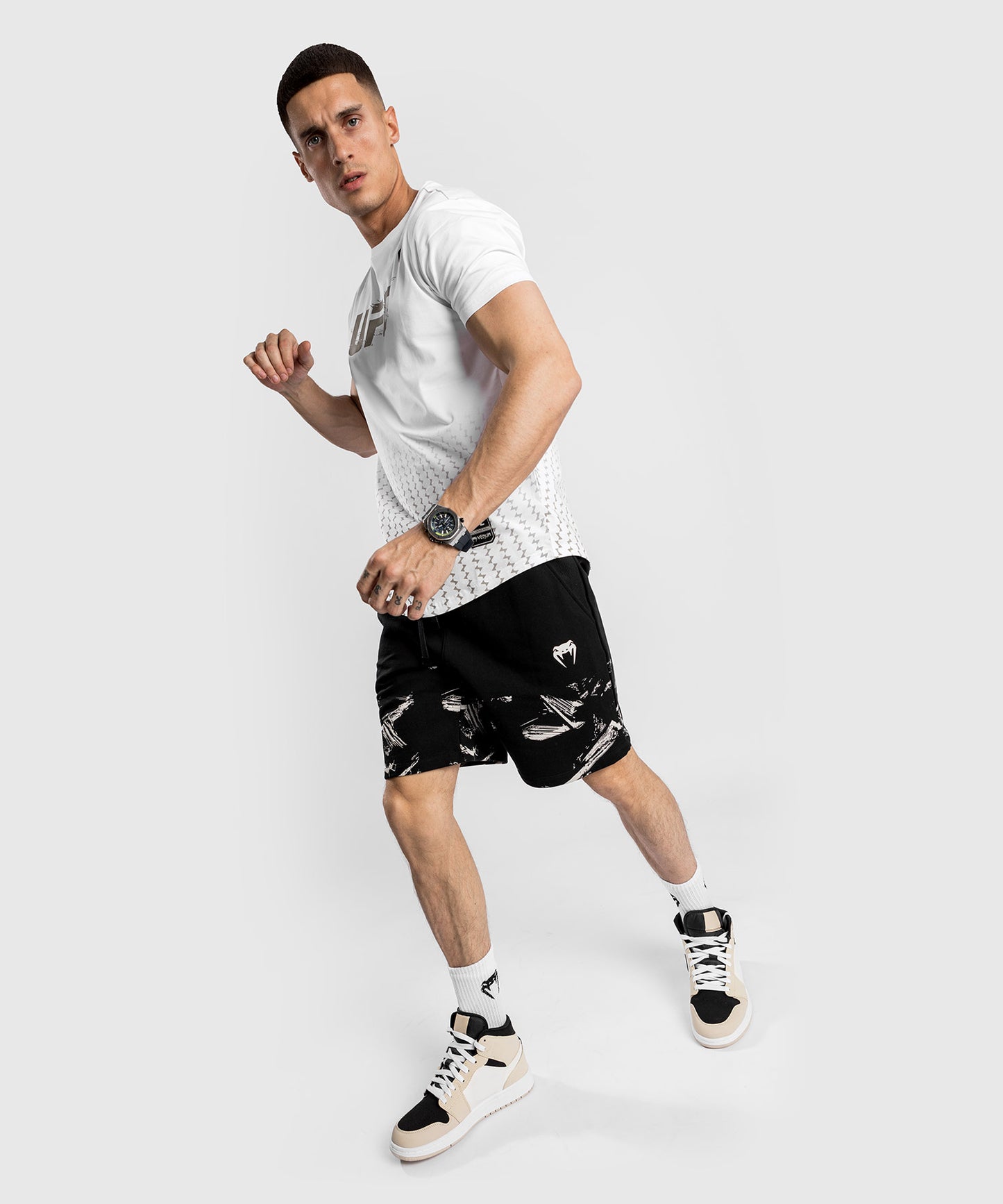 UFC Venum Authentic Fight Week Men’s 2.0 Short Sleeve T-Shirt - White