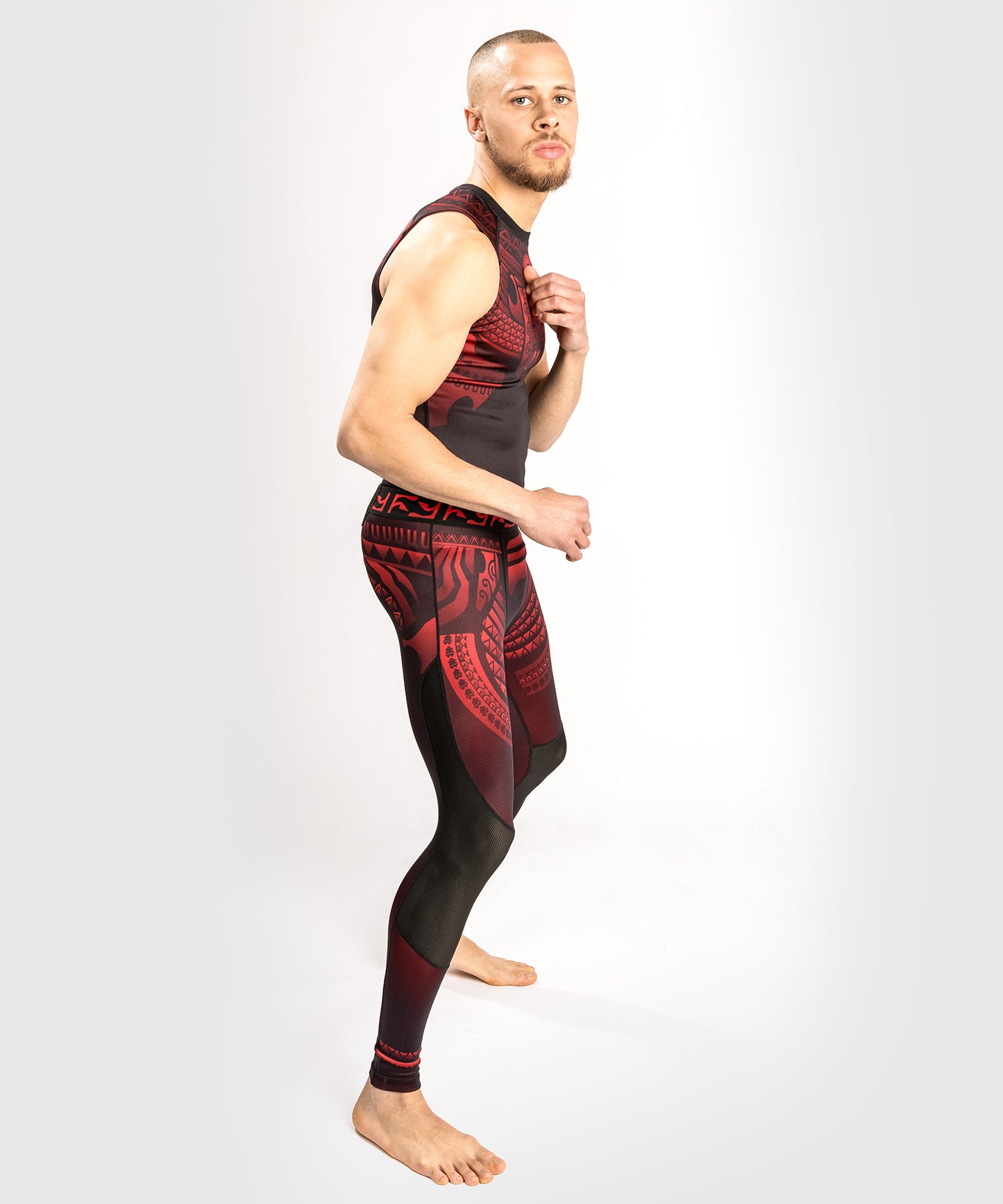 Venum Nakahi Rashguard - Sleeveless - Black/Red