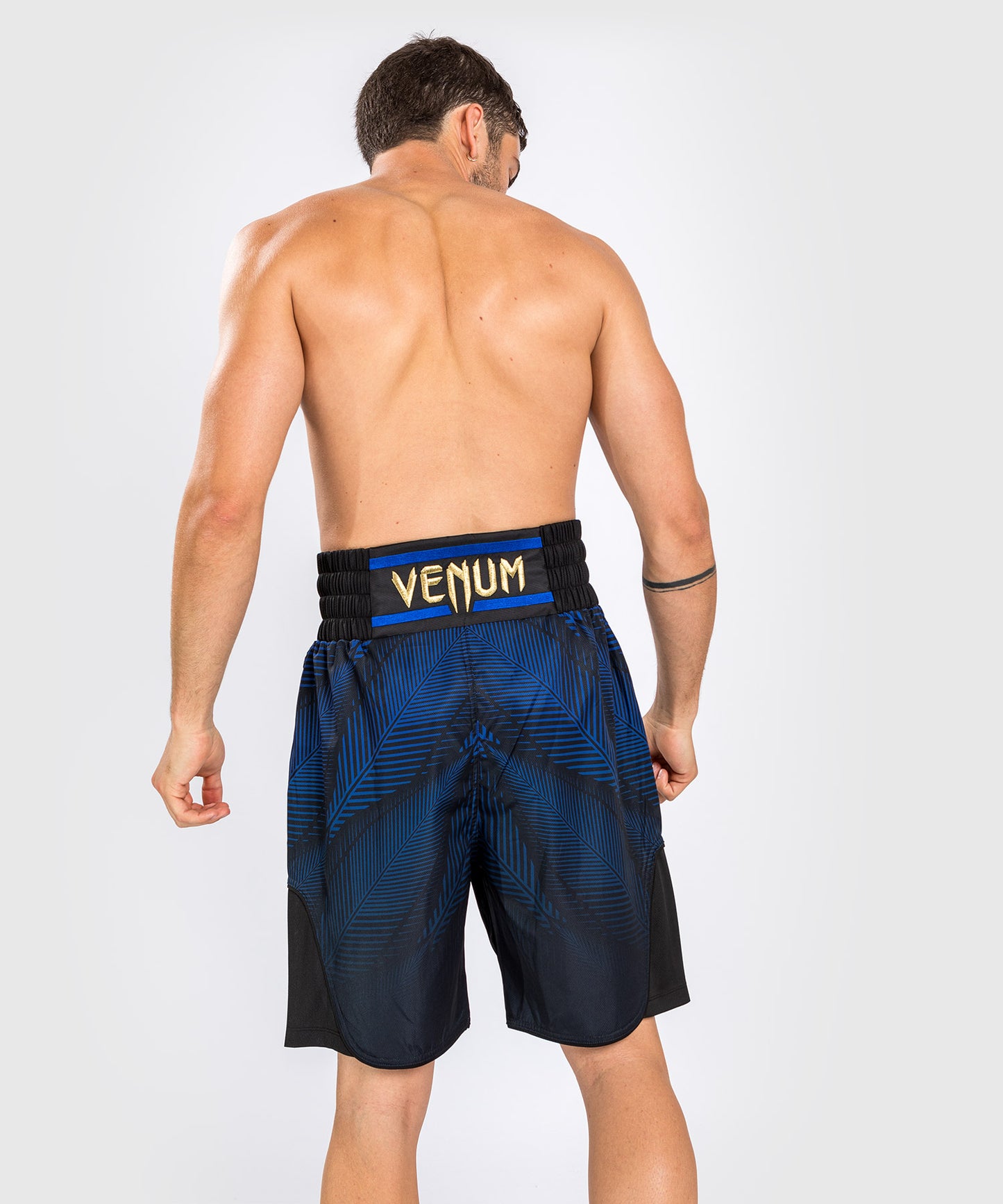 Venum Phantom Loma Boxing Short - Black/Blue
