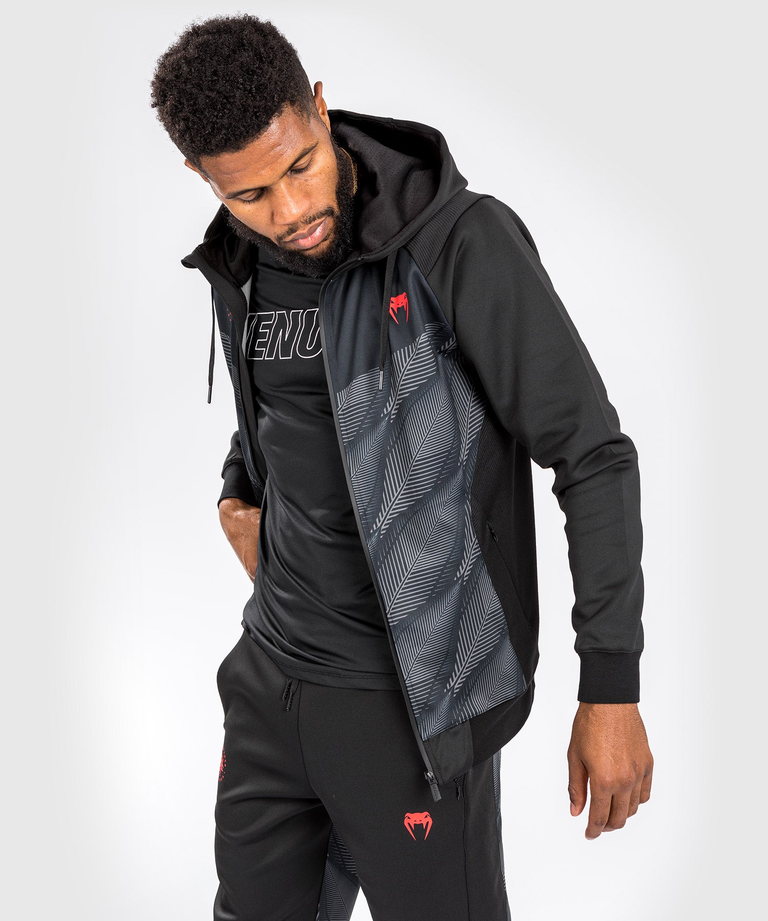 Venum Phantom Hoody Black Red Venum