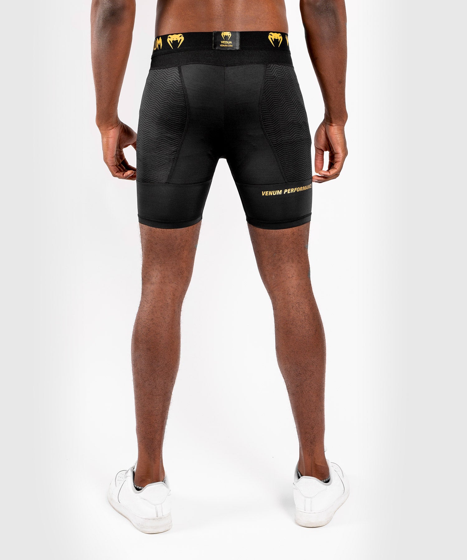 Venum G Fit Compression Shorts Black Gold Venum