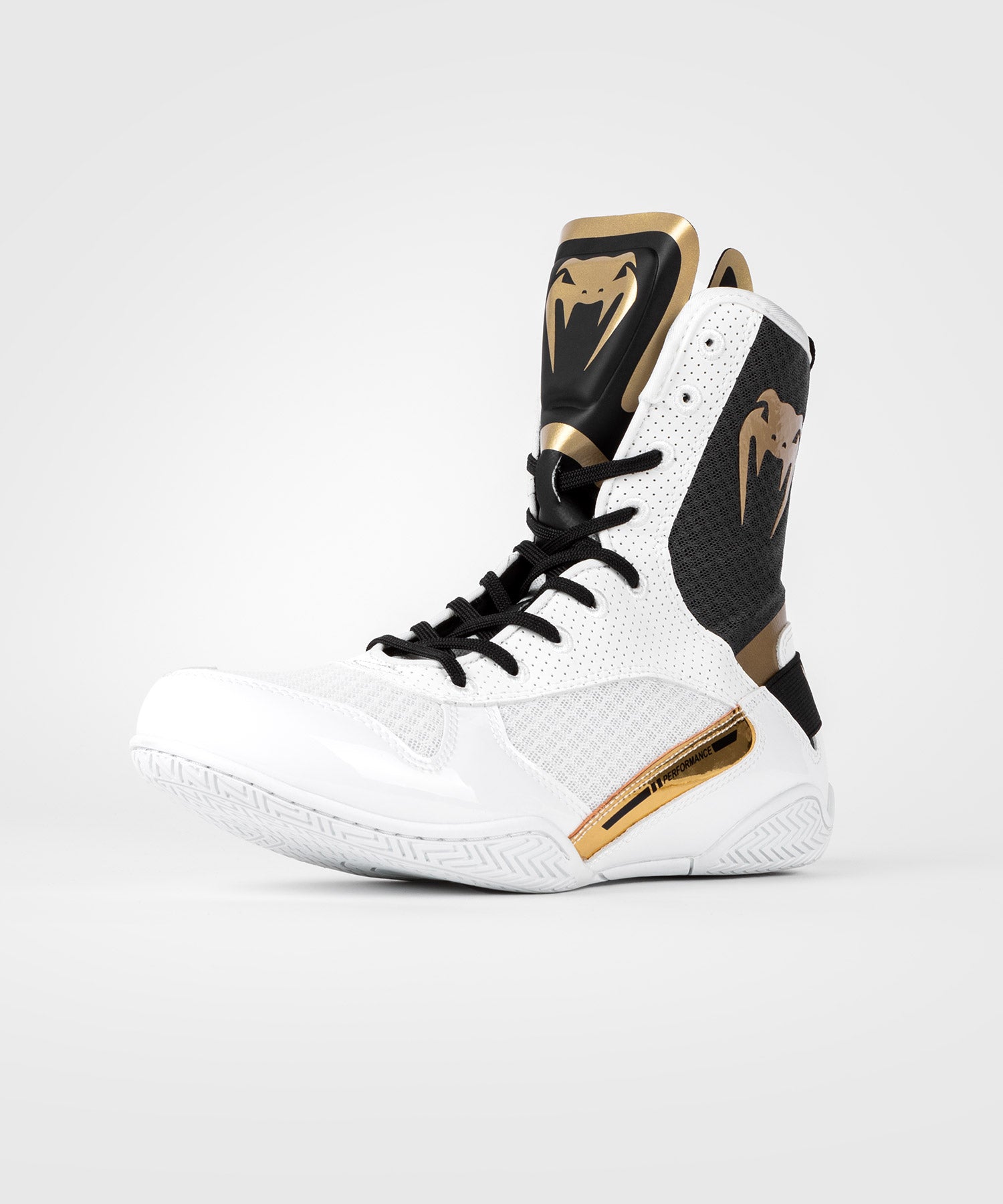 Black and hotsell gold boxing boots