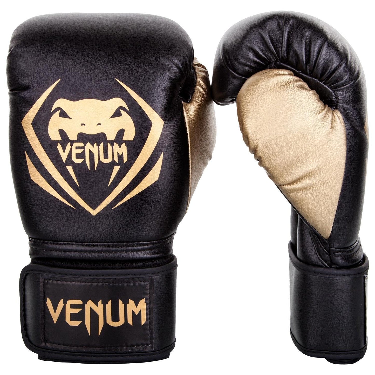 Venum Contender Boxing Gloves - Black/Gold
