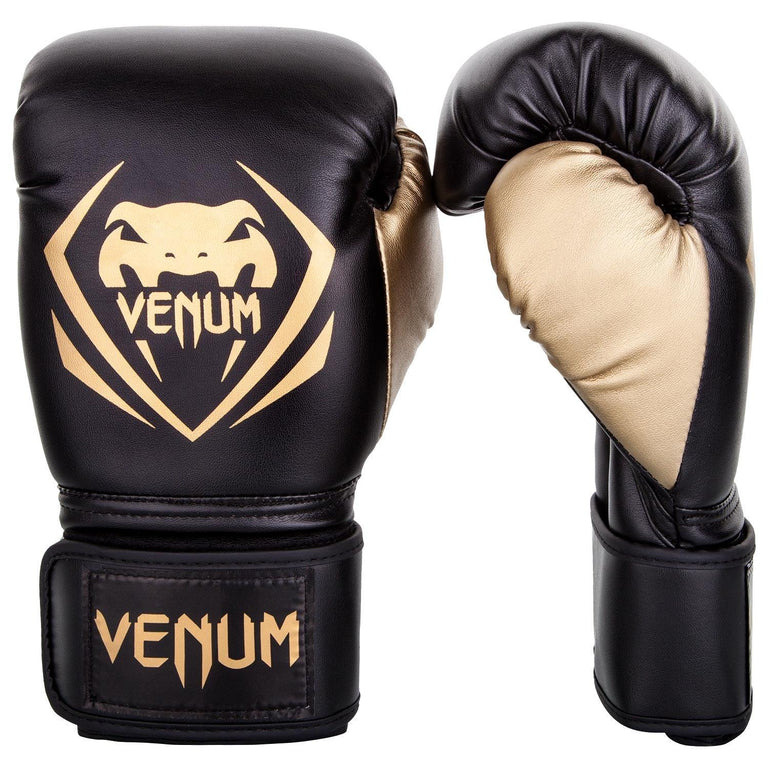 Venum Contender Boxing Gloves - Black/Black - Venum
