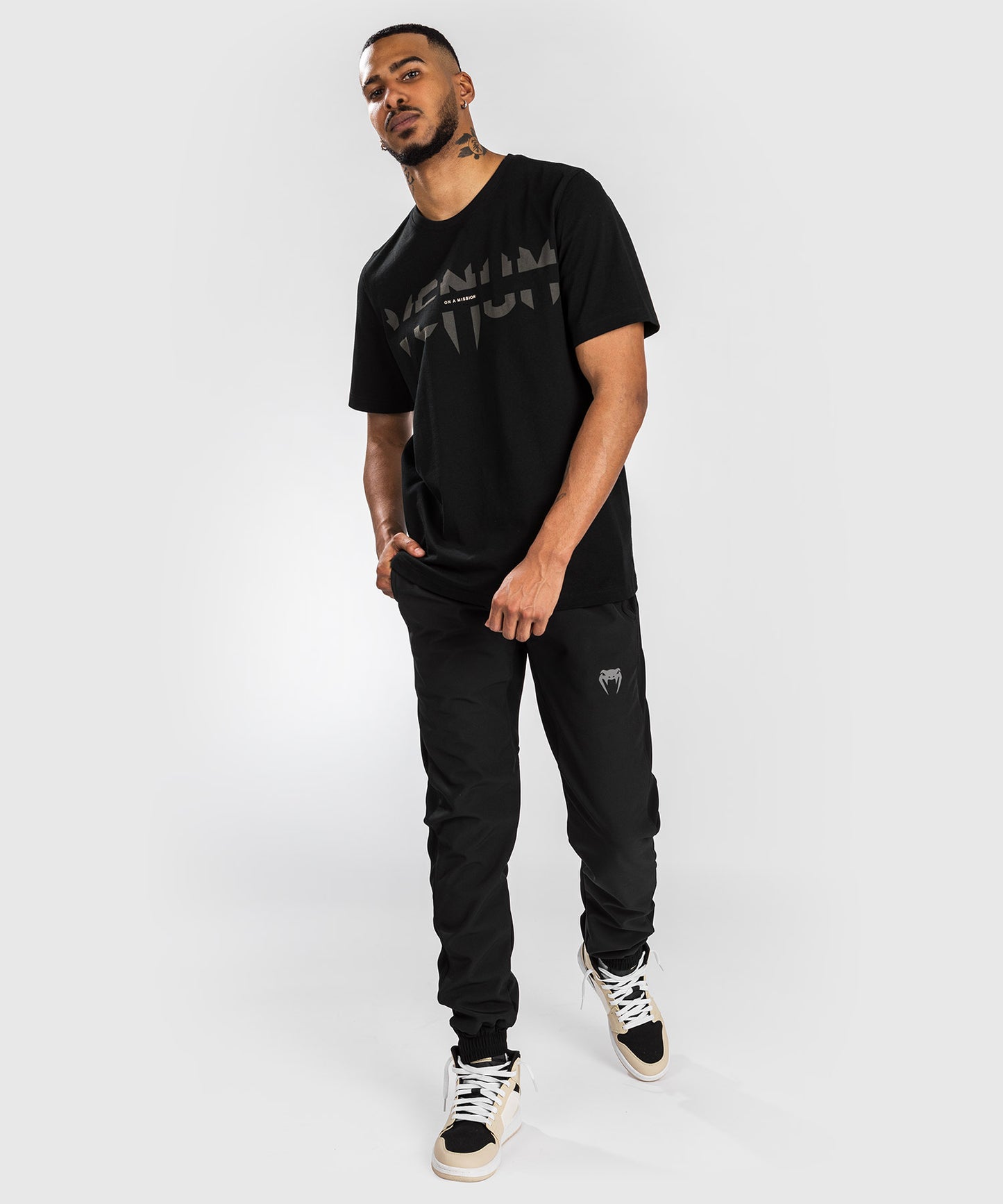 Venum On Mission T-shirt - Regular Fit - Black