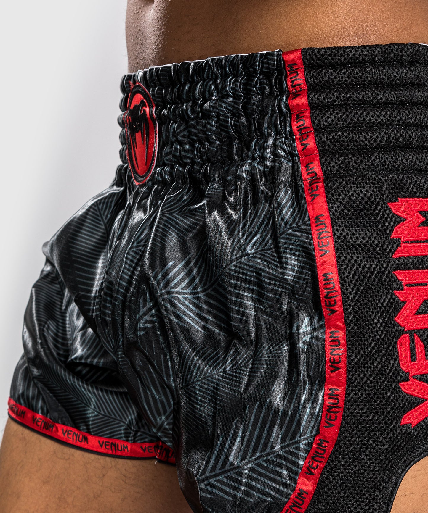 Venum Phantom Muay Thai Shorts - Black/Red