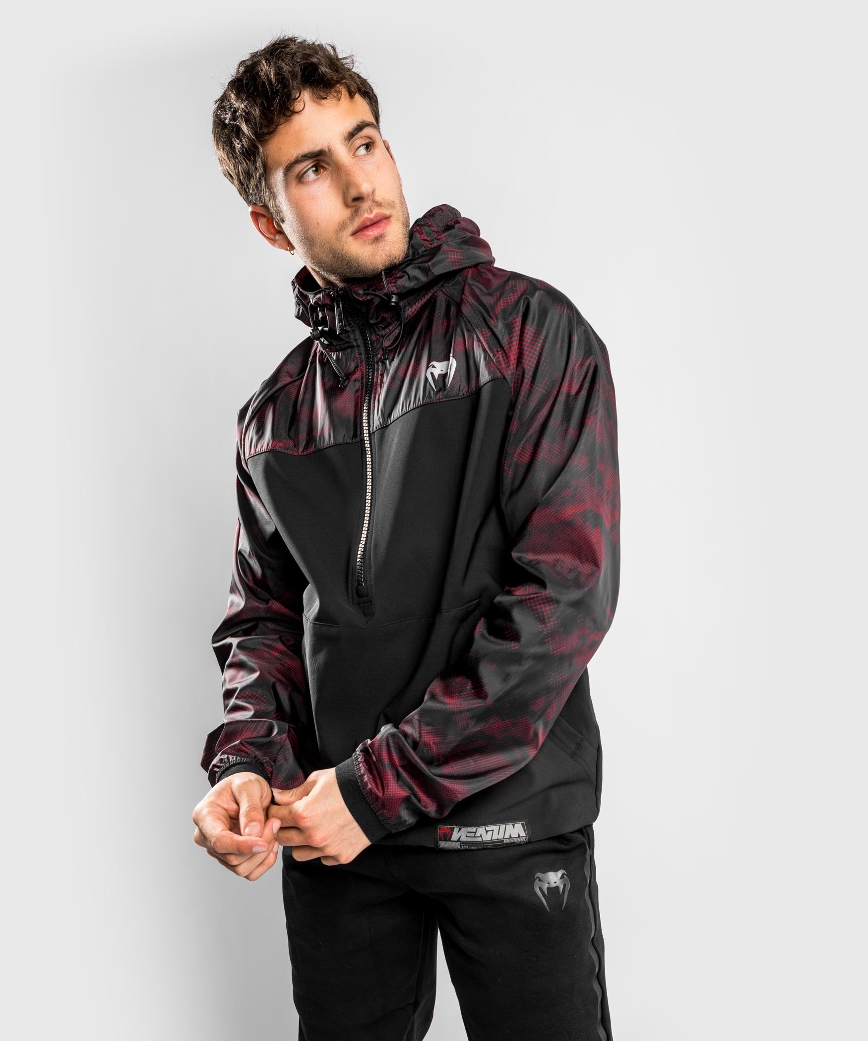 Venum Laser XT Hoodie – Black/Red