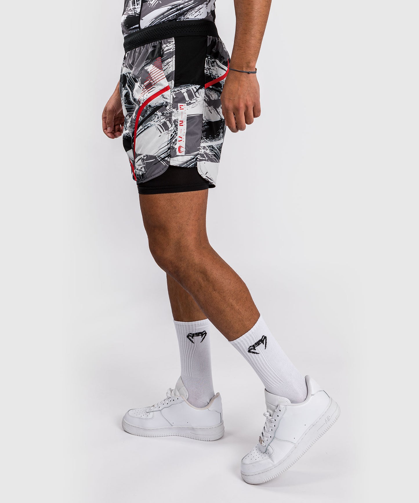 Venum Electron 3.0 Training shorts - Grey/red