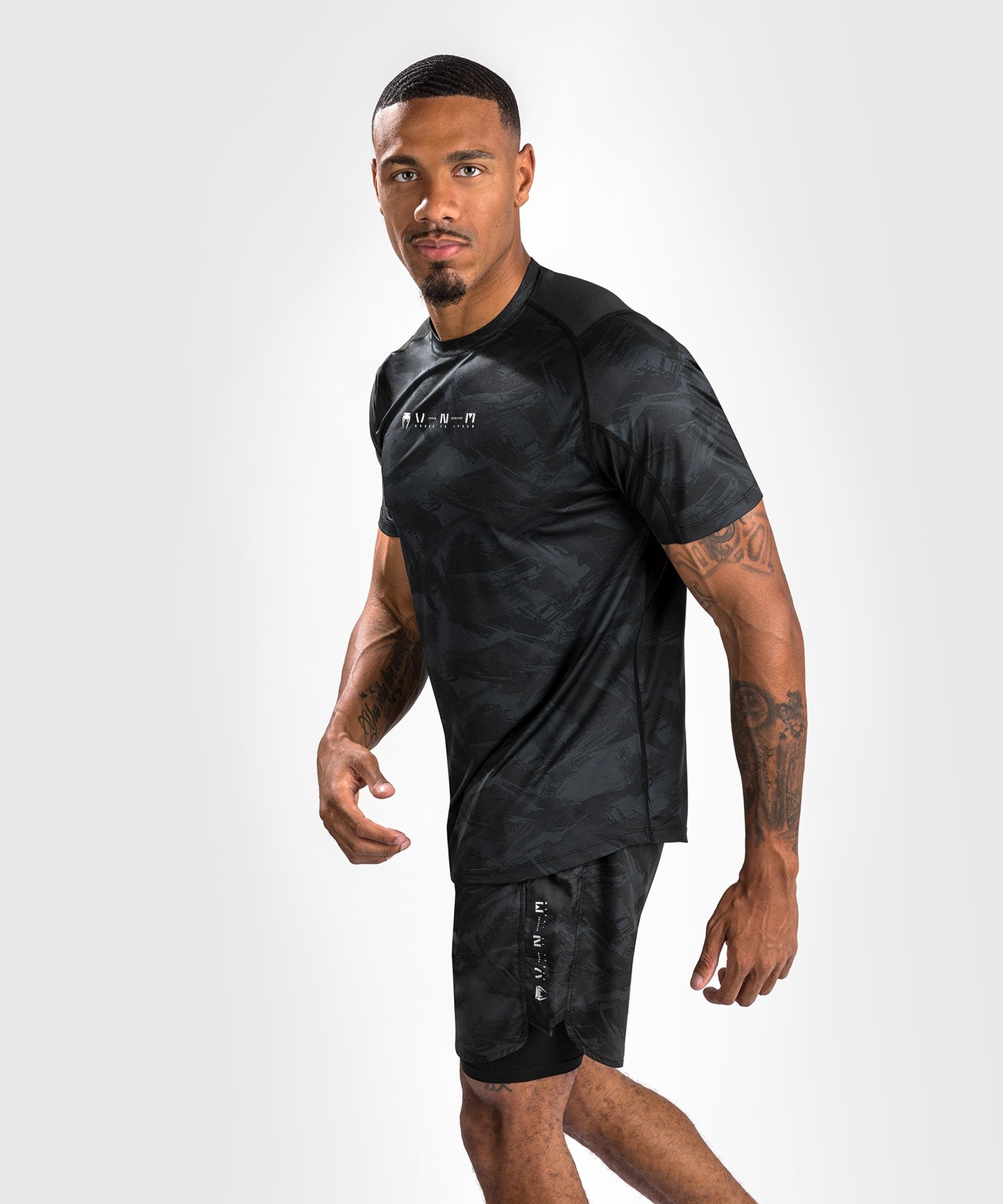 Venum Electron 3.0 Dry Tech T-Shirt - Short Sleeves - Black - Venum