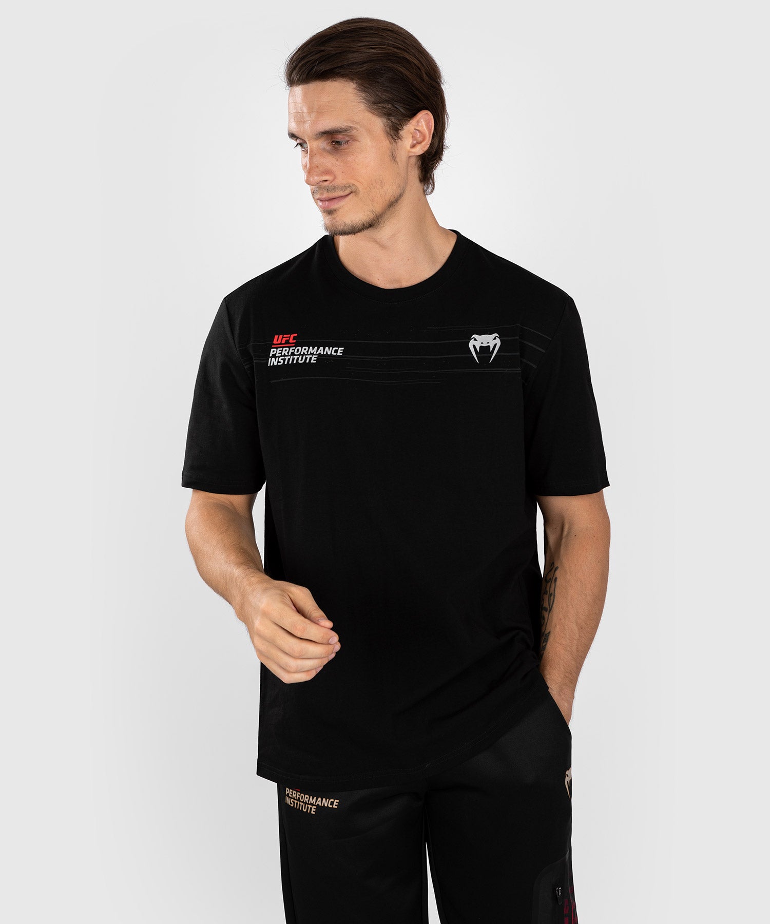 UFC Venum Performance Institute 2.0 Men s T Shirt Black Red