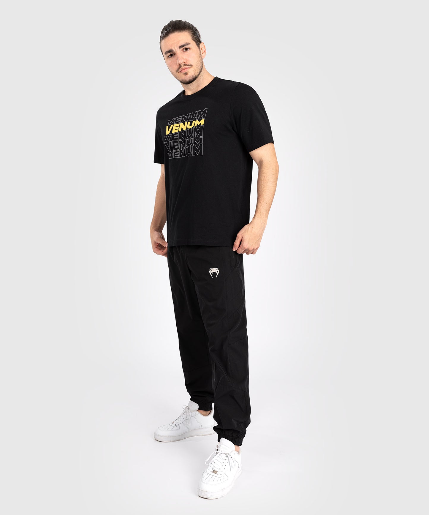 Venum Vertigo Men's Short Sleeve T-shirt - Black/Yellow