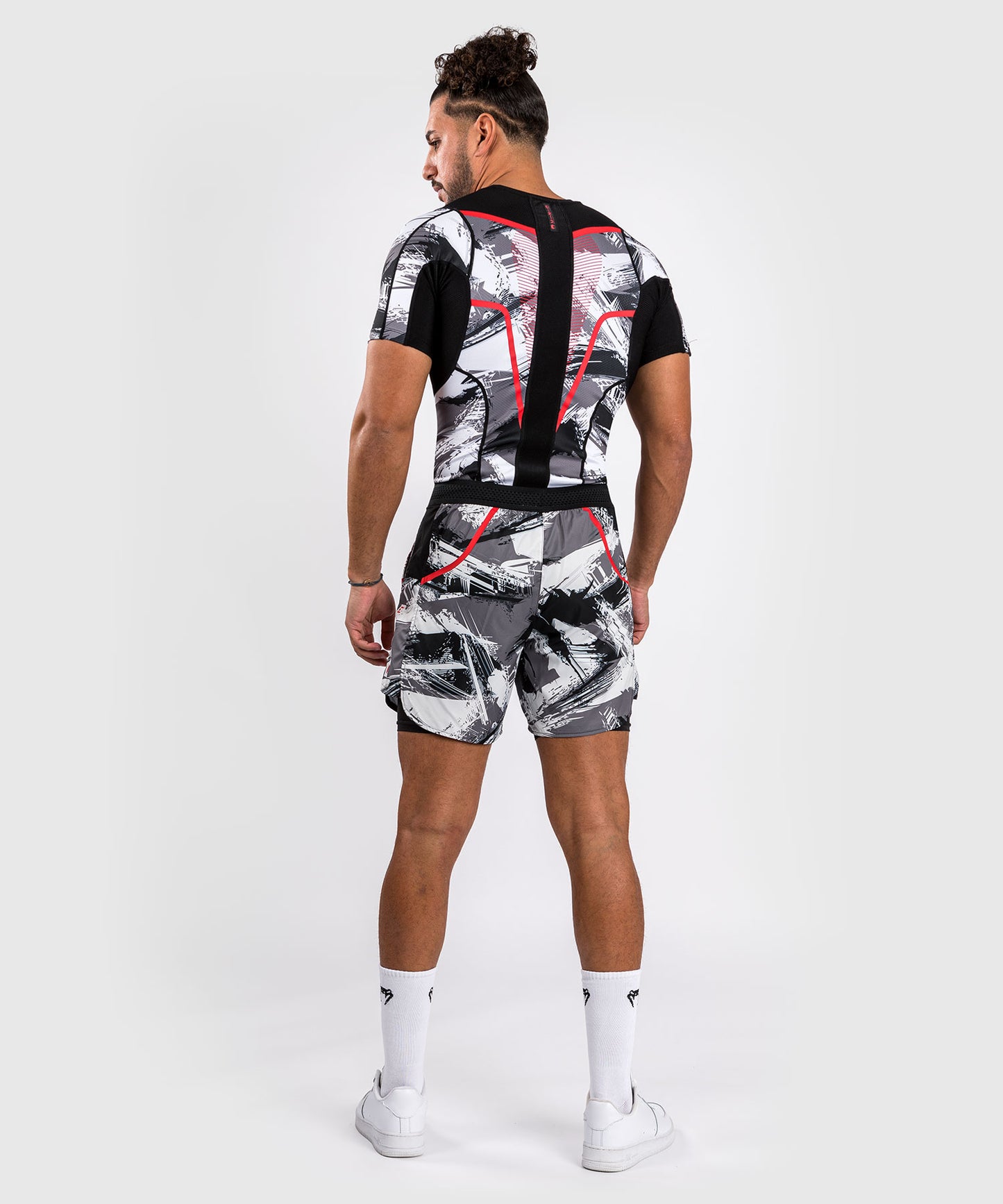Venum Electron 3.0 Training shorts - Grey/red