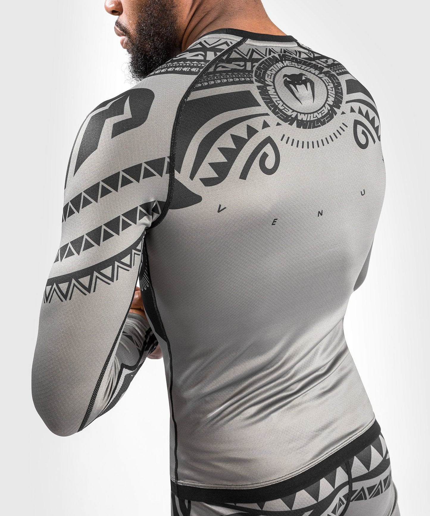 Venum Nakahi Rashguard - Long Sleeves - Grey