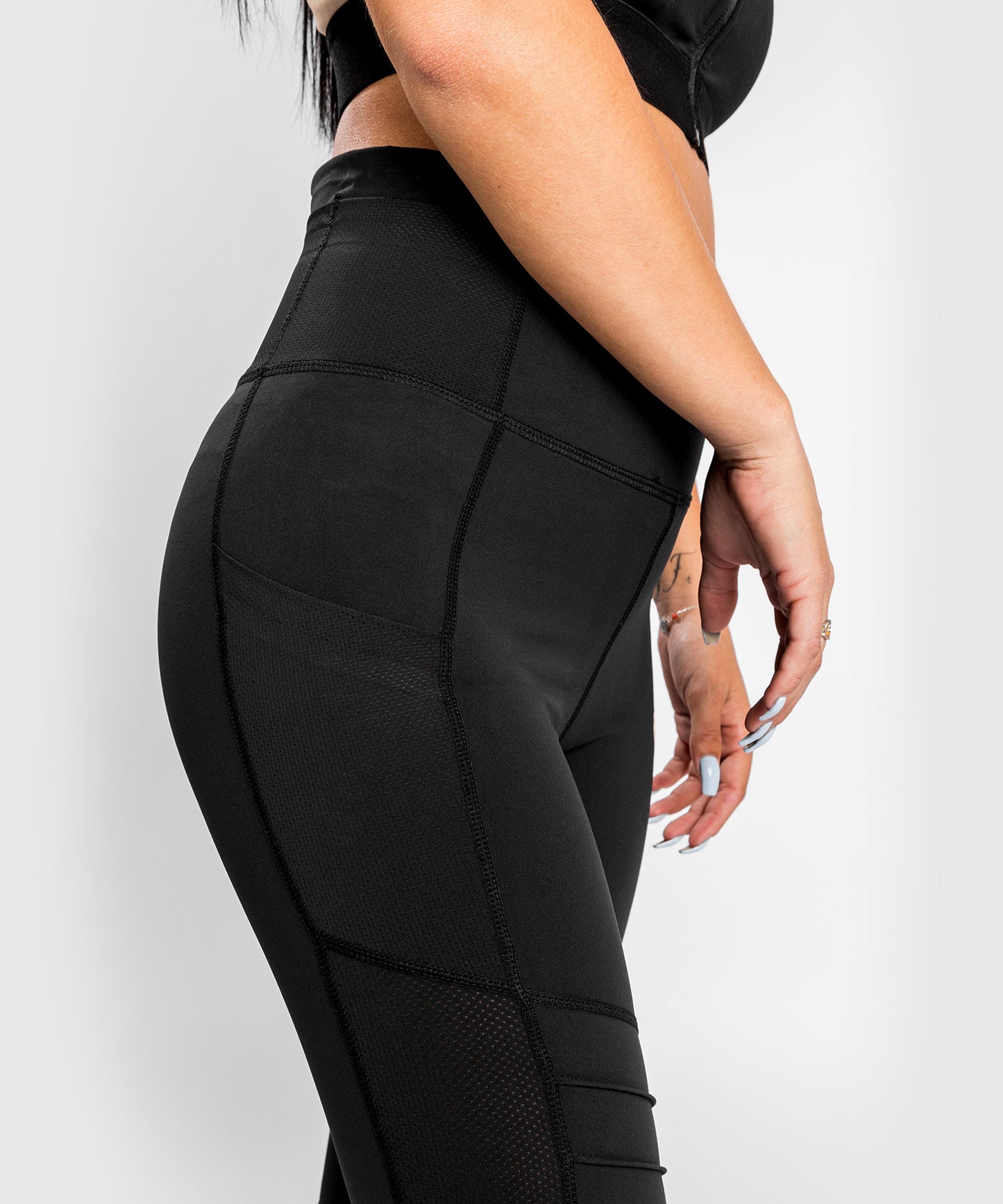 Venum Moto Leggings 7/8 - For Women - Black/Sand - Venum