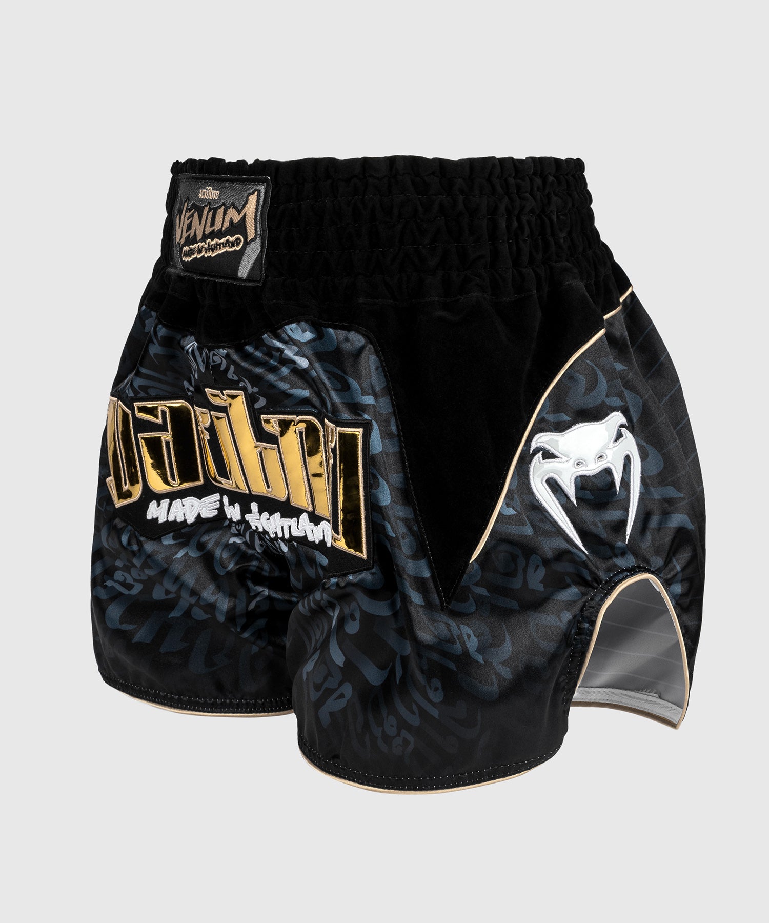 Venum Attack Muay Tha Short Black Grey Venum