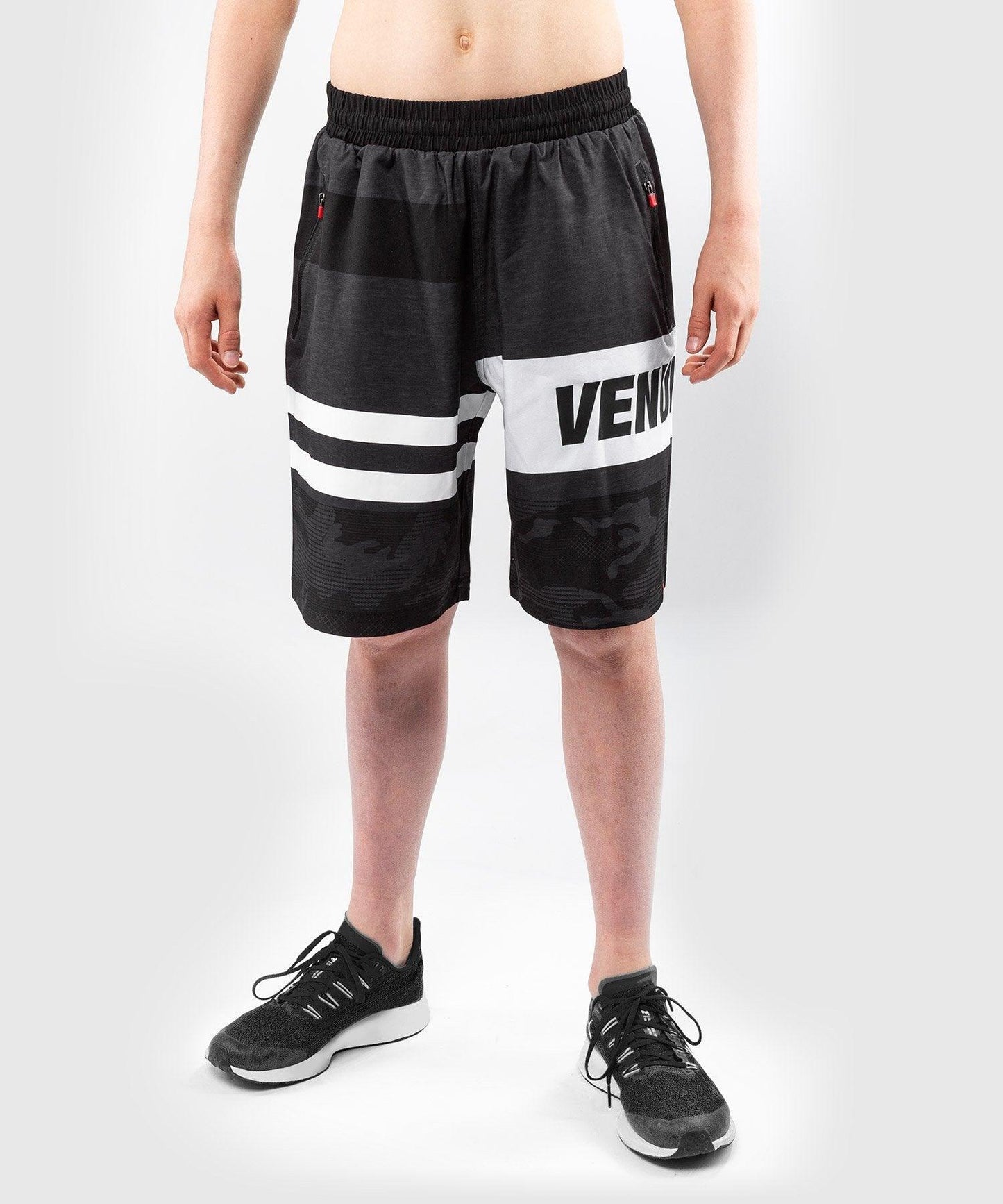 Pantalones cortos de entrenamiento Vernum Bandit - para niños - Negro/Gris