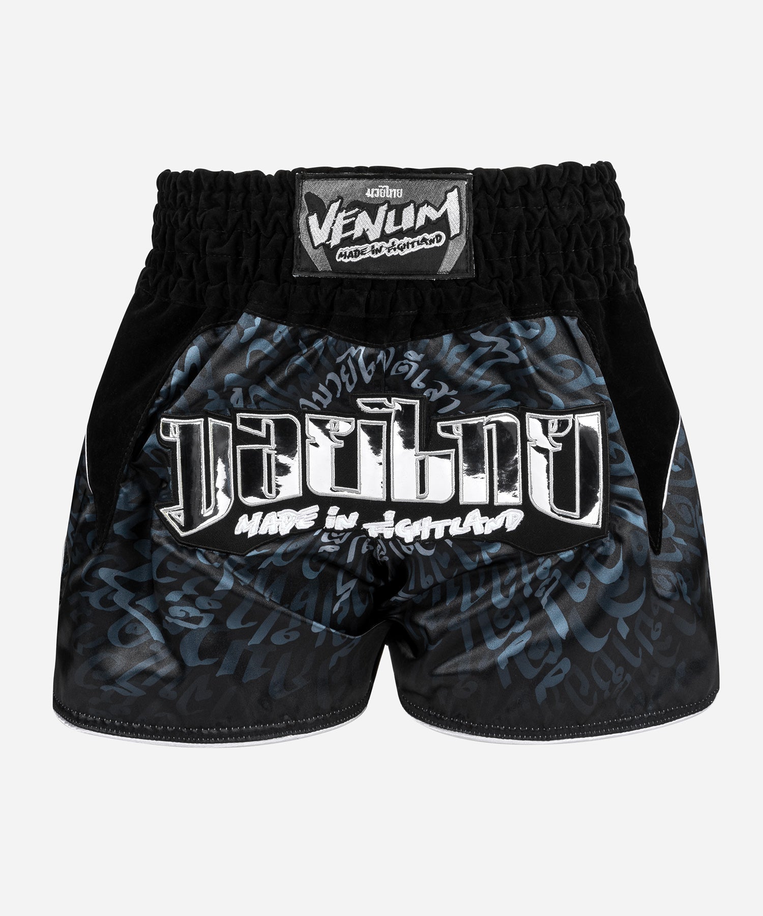 Venum Attack Muay Thai Short Black Silver